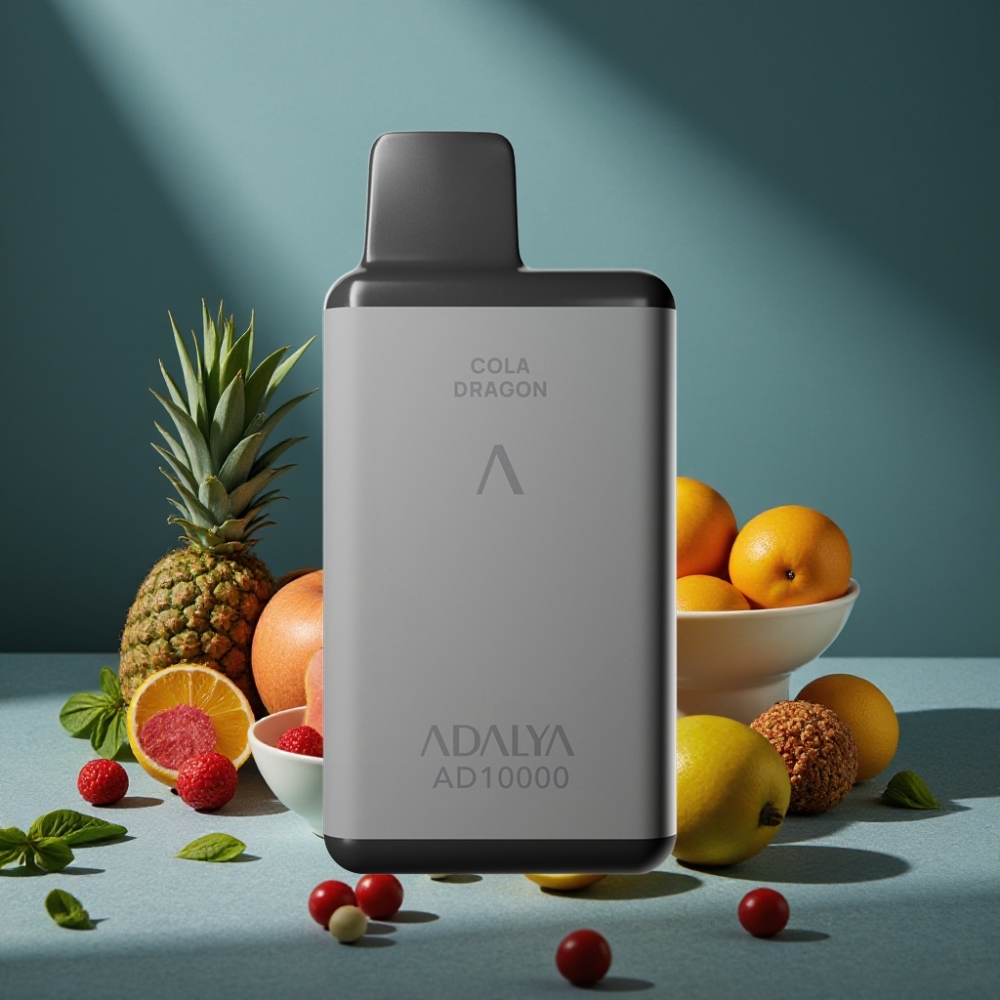 Adalya AD 10000 Puffs Wegwerf-Vape Liebe 66 Space Grau USB-C 14 ml 2% Nikotin