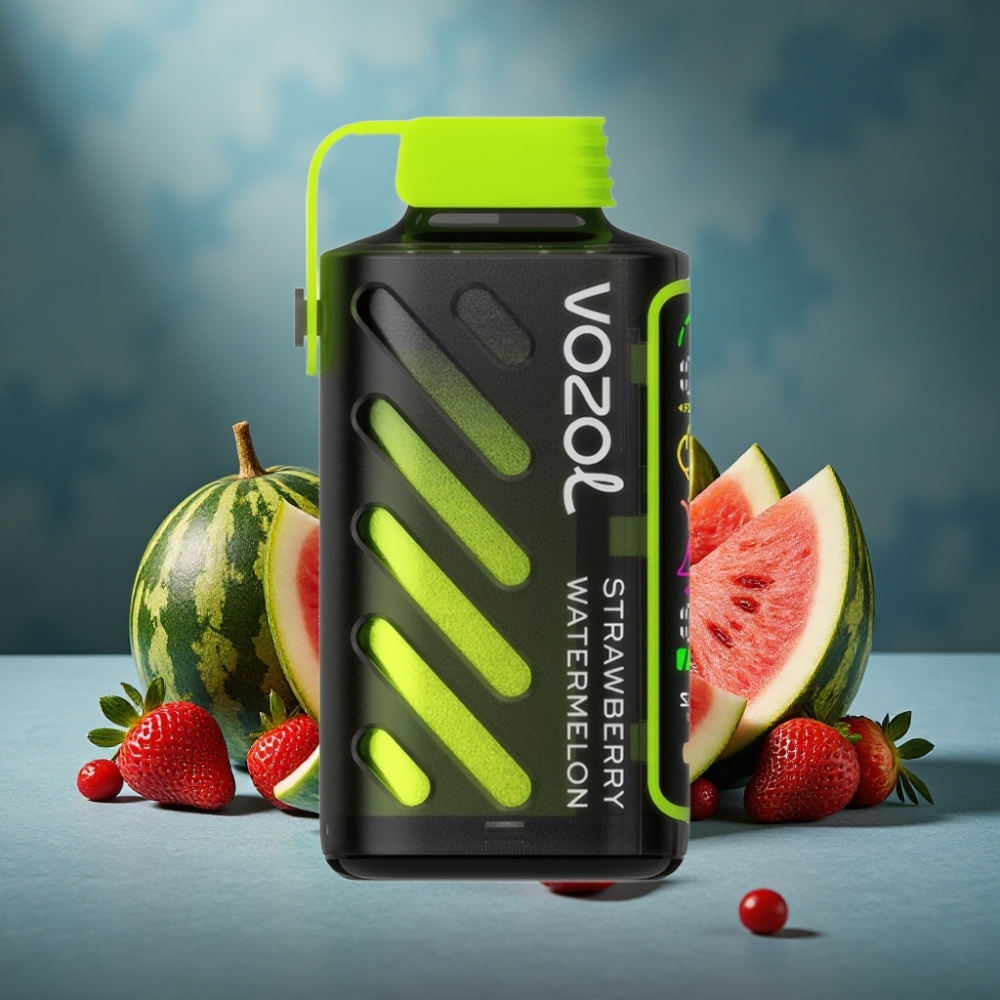 VOZOL Gear Power 20000 Puffs Erdbeer Wassermelone S.i.L.C. Tech Dual Mesh Coil 20mL 5%