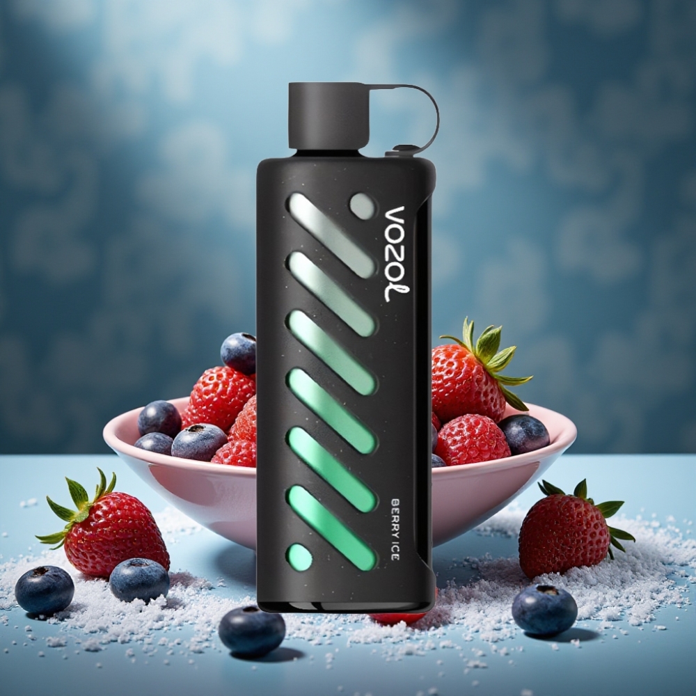 VOZOL Gear Shisha 25000 Puffs Beeren-Eis S.i.L.C Tech Dual Mesh 1000mAh 5mg/ml