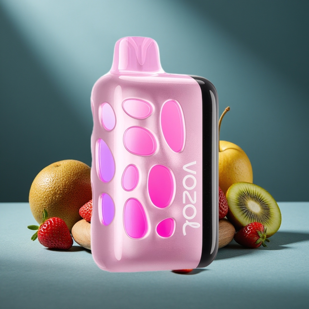 VOZOL RAVE 40000 Wegwerf-Vape Erdbeer-Kiwi 270° Leuchtdesign Beat-Sync-Partymodus 1000mAh