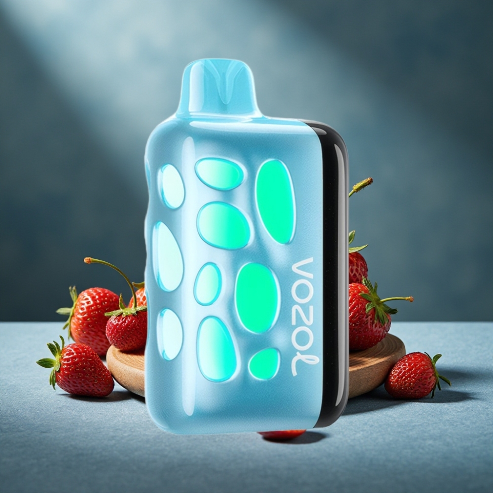 VOZOL RAVE 40000 Wegwerf-Vape Kirsch-Erdbeere 270° Leuchtend Beat-Sync Party-Modus 1000mAh