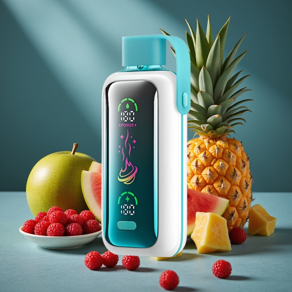 VOZOL Star 20000 Puffs Himbeere Apfel Wassermelone Ananas 2.2" HD Spiegelbildschirm Dual Mesh 650mAh