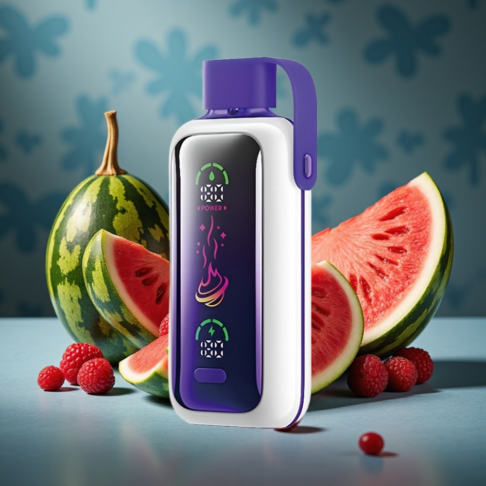 VOZOL Star 20000 Puffs Himbeere Wassermelone 2.2" HD Spiegelbildschirm Dual Mesh 650mAh