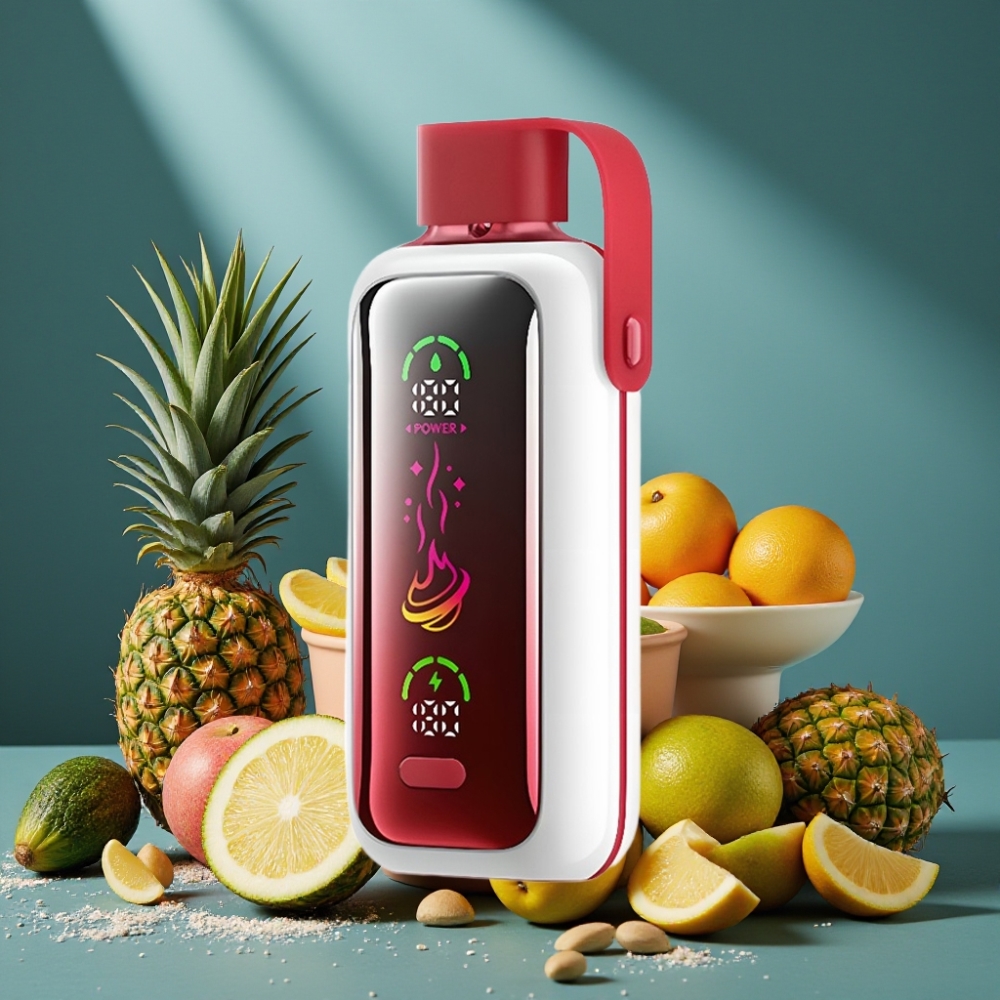 VOZOL Star 20000 Puffs Tropischer Sturm mit 2,2" HD-Spiegelbildschirm & Dual-Mesh