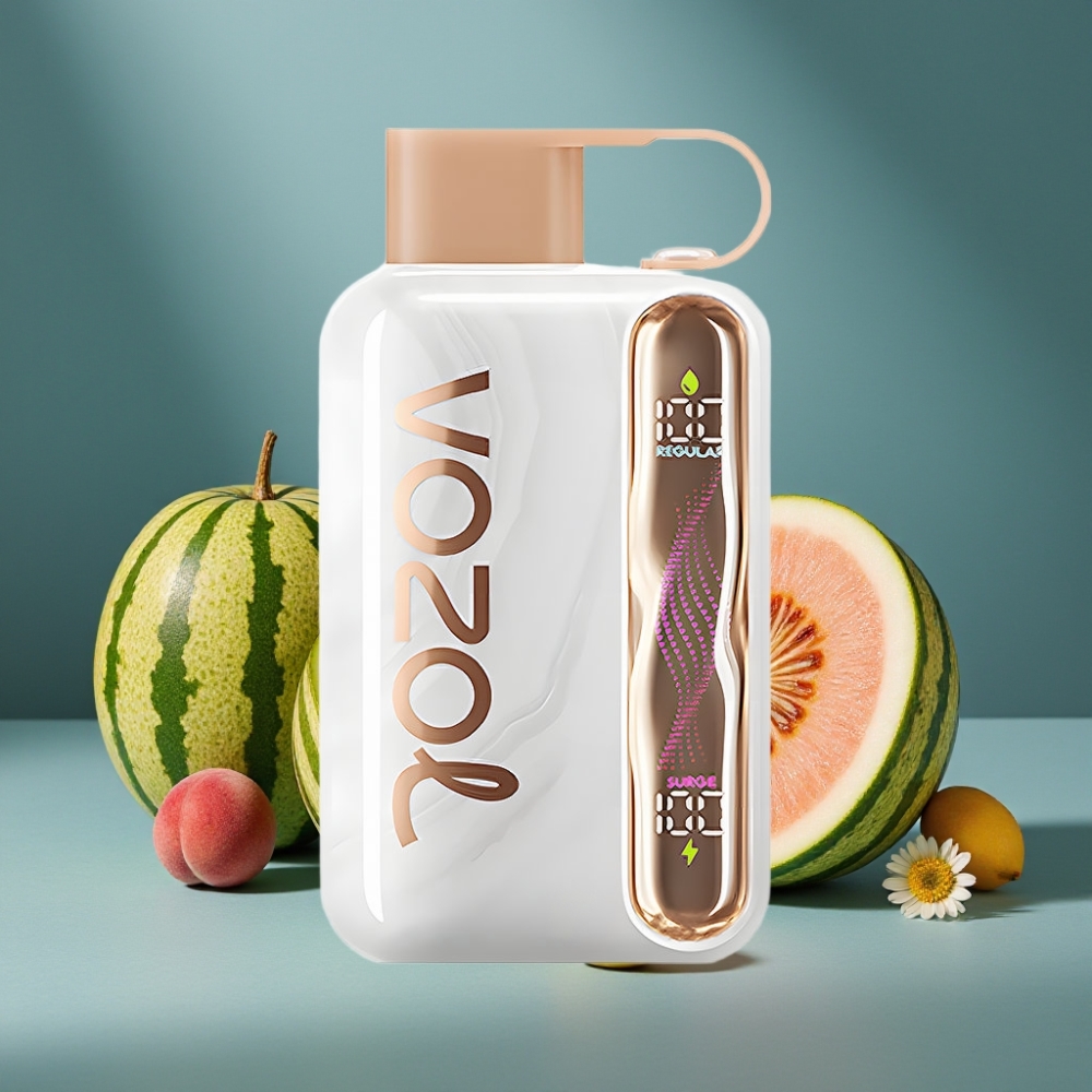 VOZOL STAR 40000 Puffs Einweg-Vape Erdbeer-Wassermelone-Pfirsich 1000mAh Typ-C 20/50mg/ml