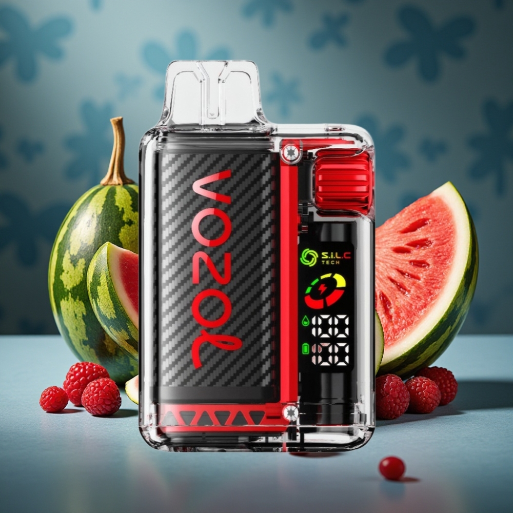 VOZOL Vista 20000 Züge Himbeere Wassermelone Wiederaufladbar OLED 650mAh 2% MTL TPD
