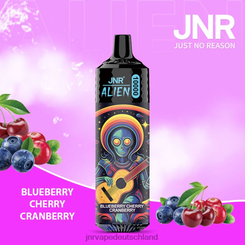 JNR Vape Pods - jnr Alien Heidelbeere, Kirsche, Cranberry J88R154
