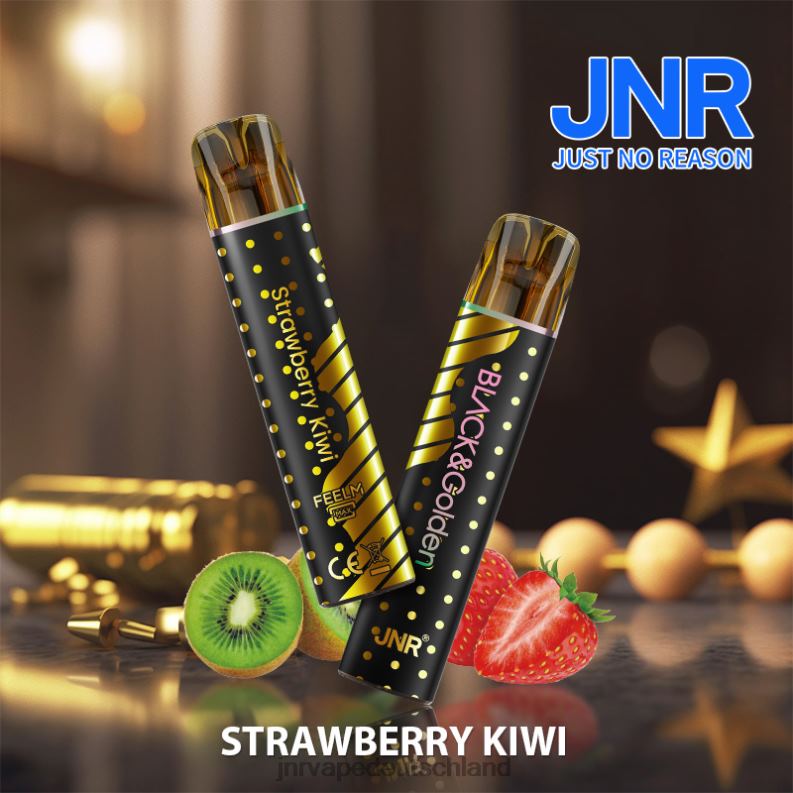 JNR Vape Pods - JNR Black & Gloden Erdbeer-Kiwi J88R284