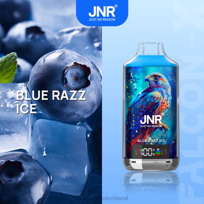 JNR FALCON X blaues Razz-Eis JNR Vapes Factory BTXH1